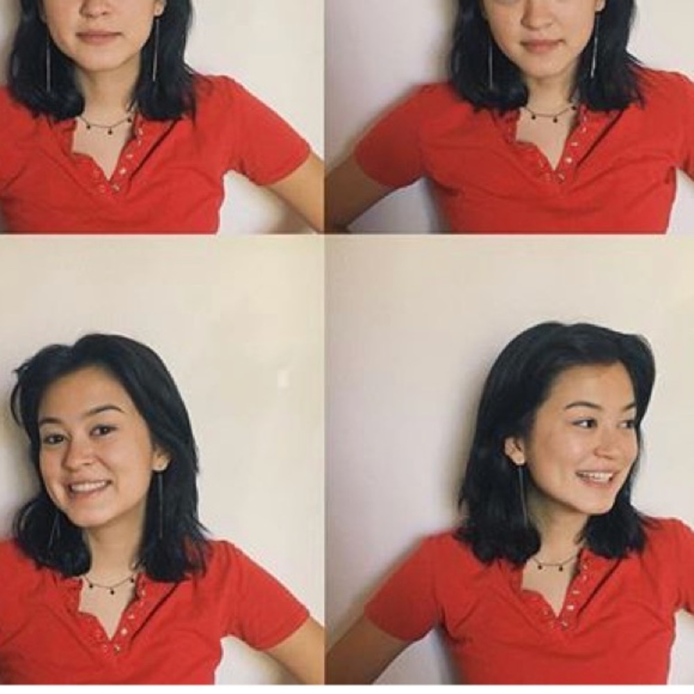 SOLDD ⛔️Red (see 2nd shirt color!) button T-shirt